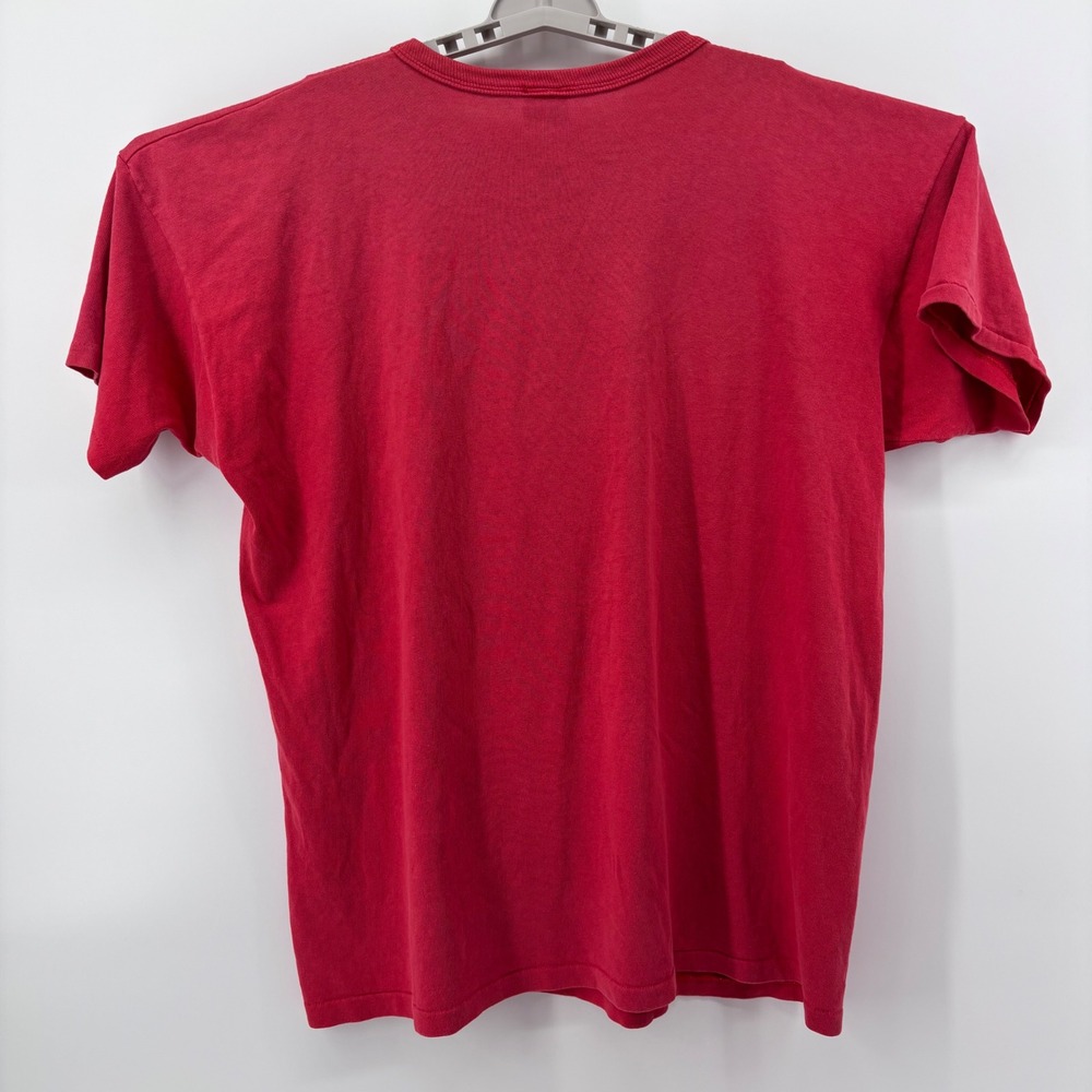 VTG 90s Champion Cornell University TShirt Men XXL Red Graphic MADE USA Distress - Picture 6 of 10